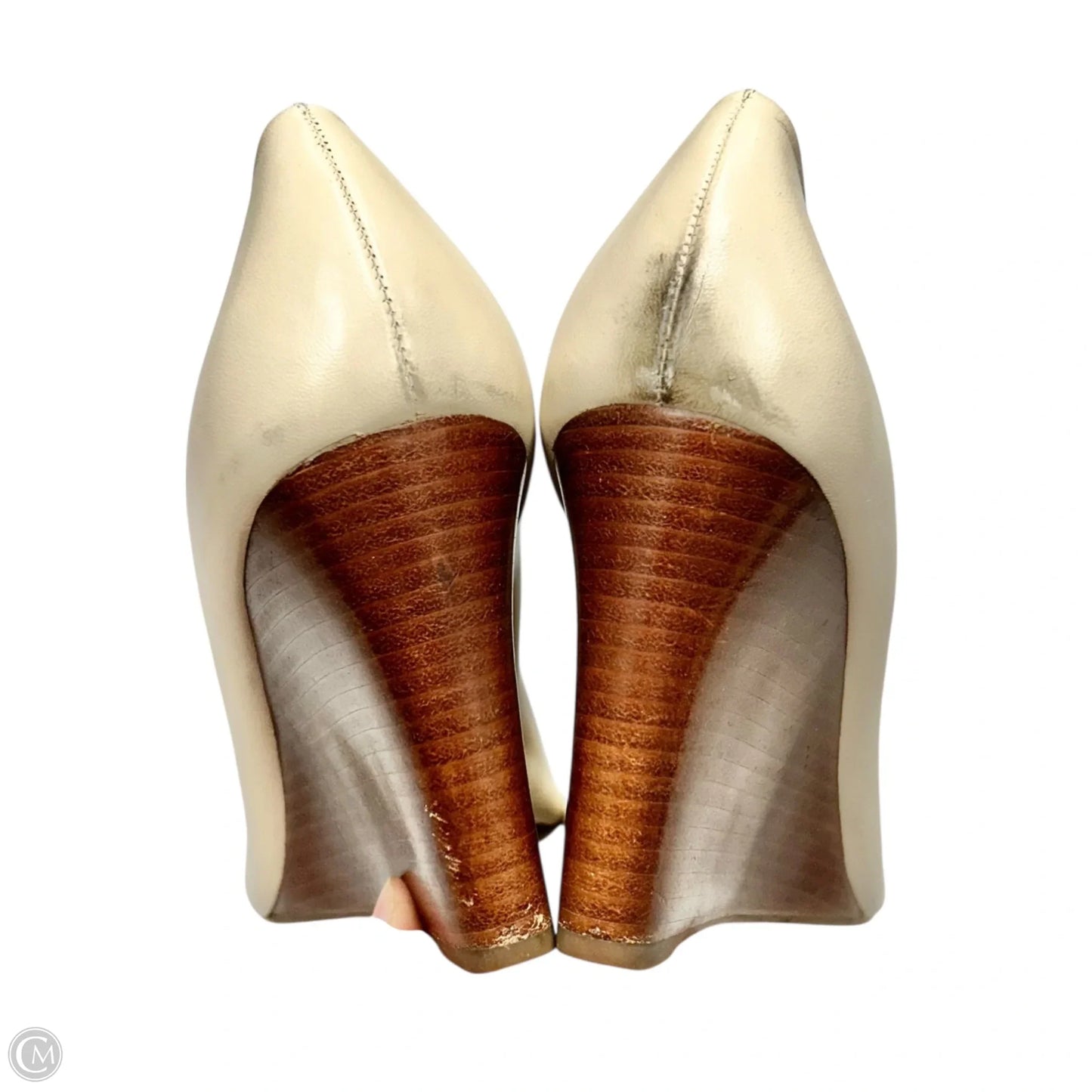 Shoes Designer By Tory Burch In Cream, Size: 10