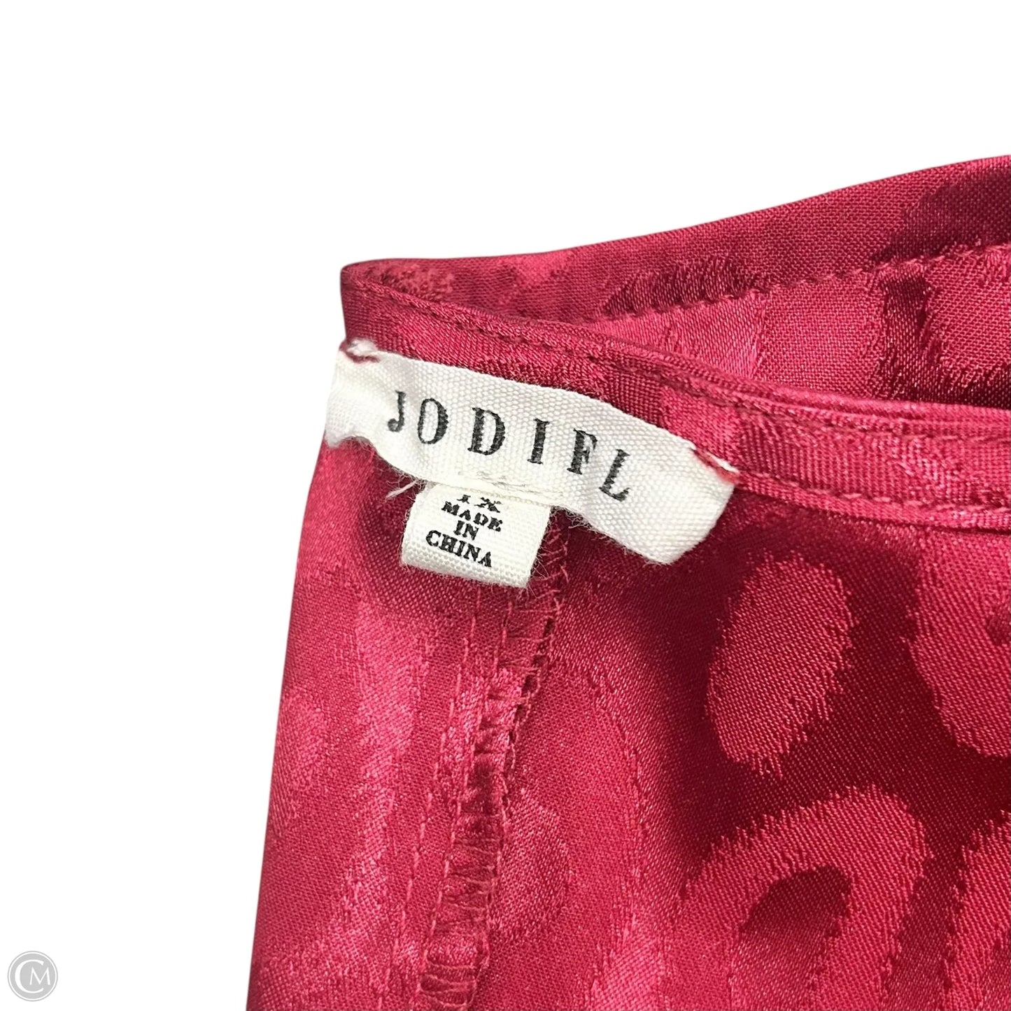 Top Long Sleeve By Jodifl In Red, Size: 1x