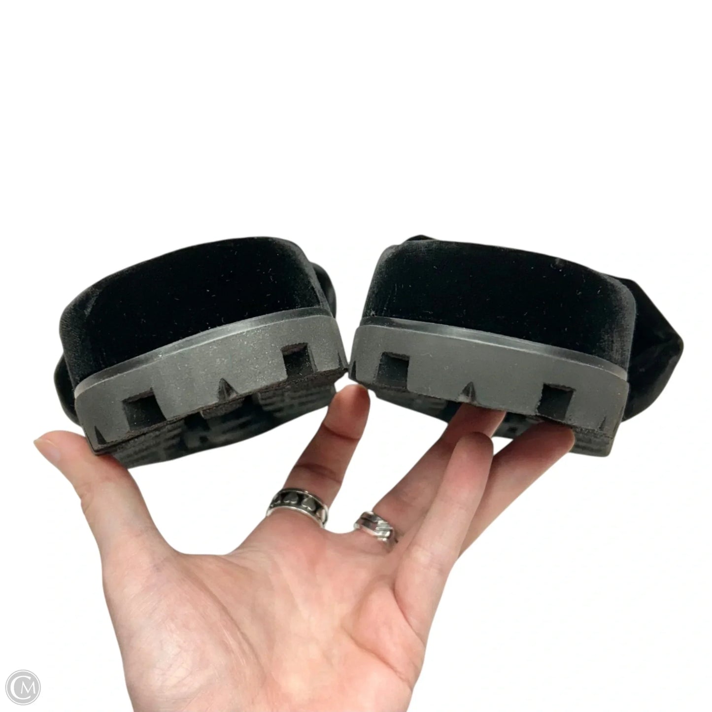 Shoes Luxury Designer By Prada In Black & White, Size: 10.5