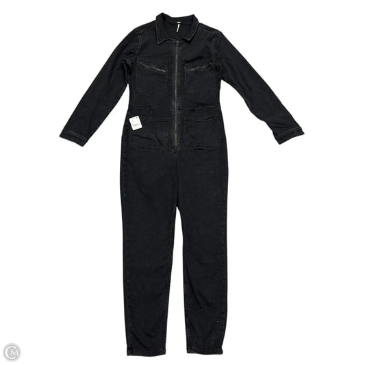 Jumpsuit By Free People In Black Denim, Size: Xl