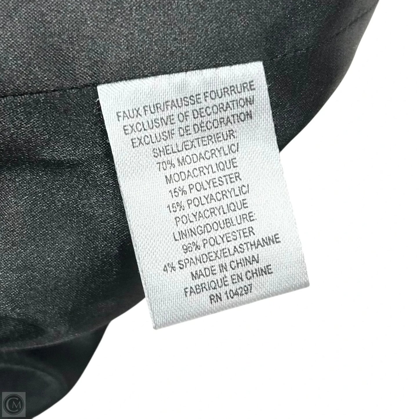 Coat Designer By Milly In Animal Print, Size: L