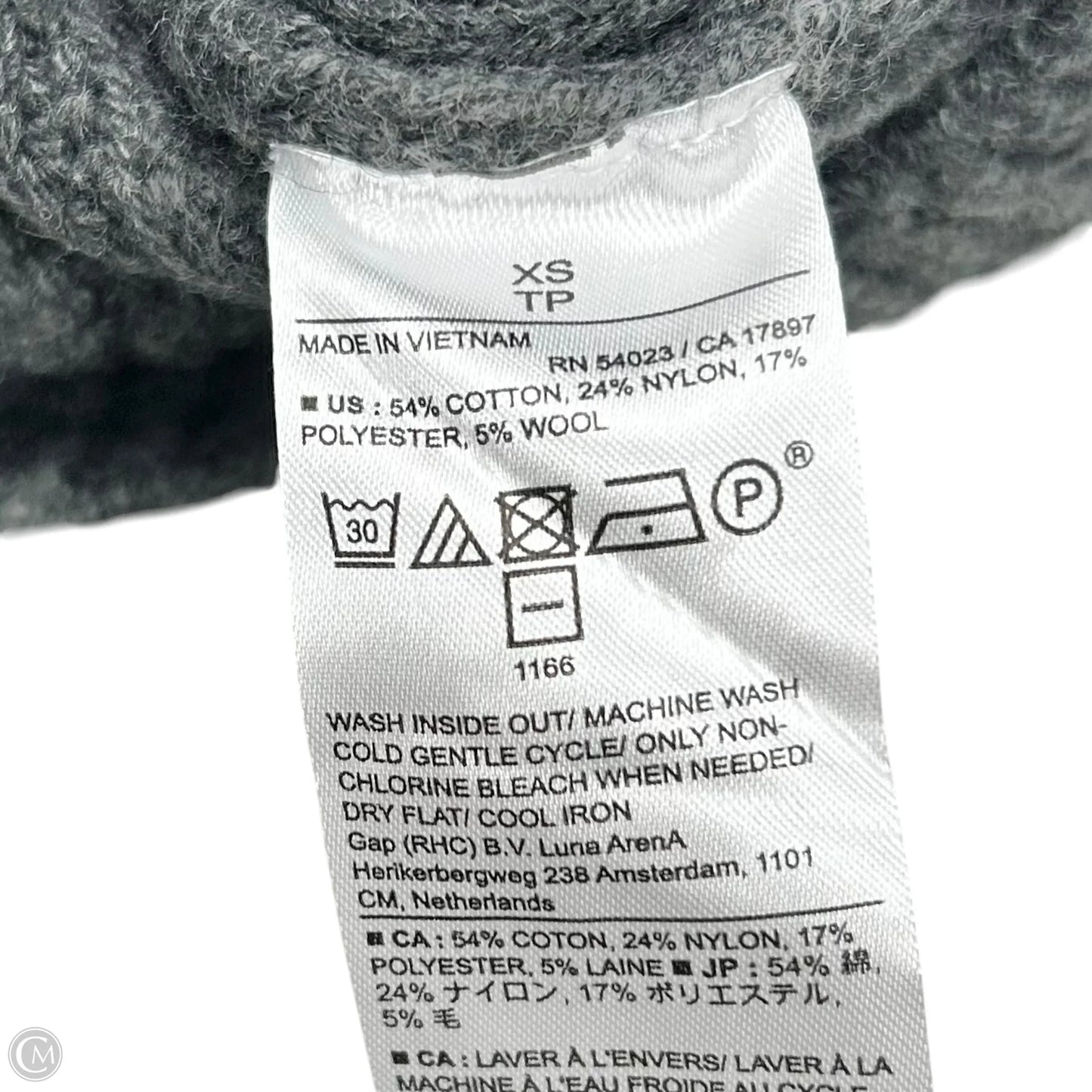 Sweater By Banana Republic In Grey, Size: Xs