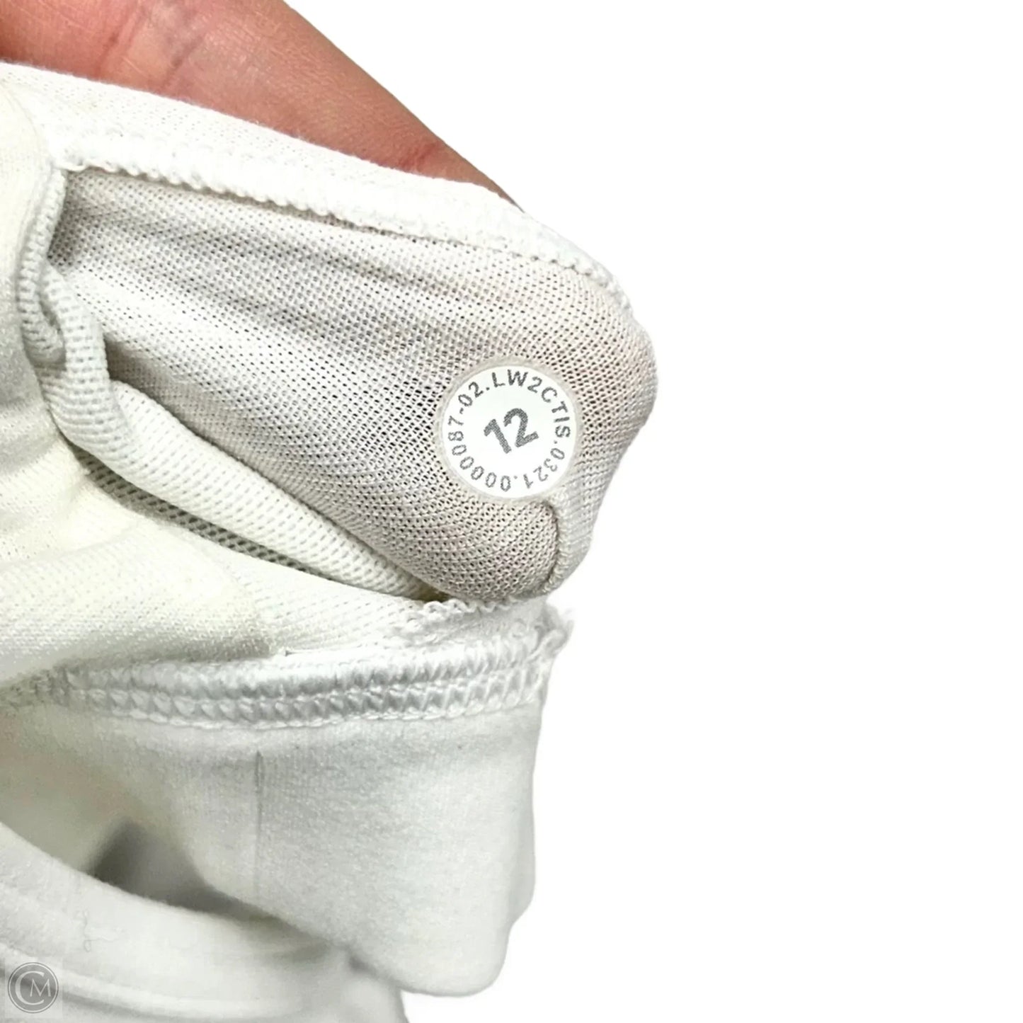 Athletic Bra By Lululemon In White, Size: L