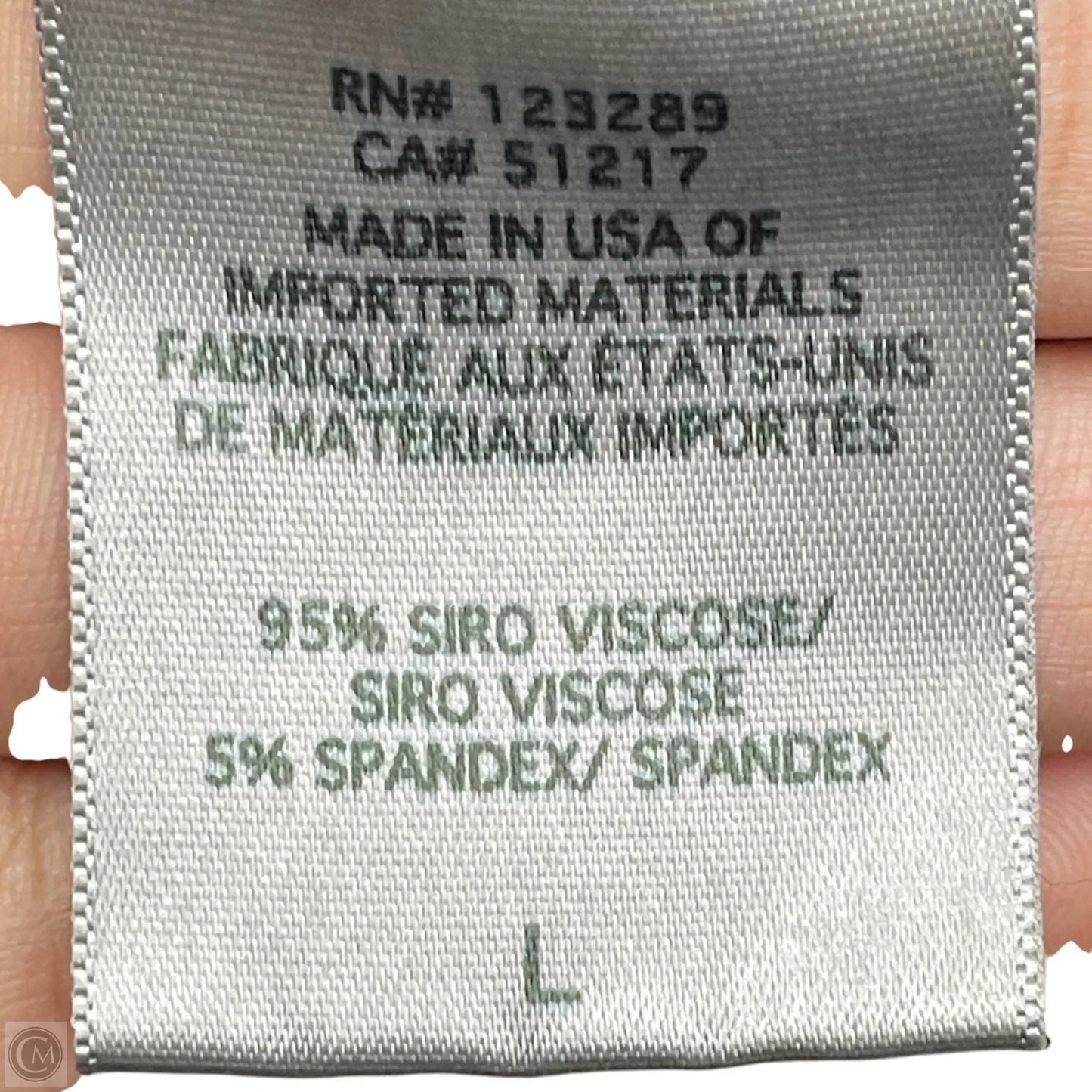 Tank Top By Michael Lauren In Black, Size: L