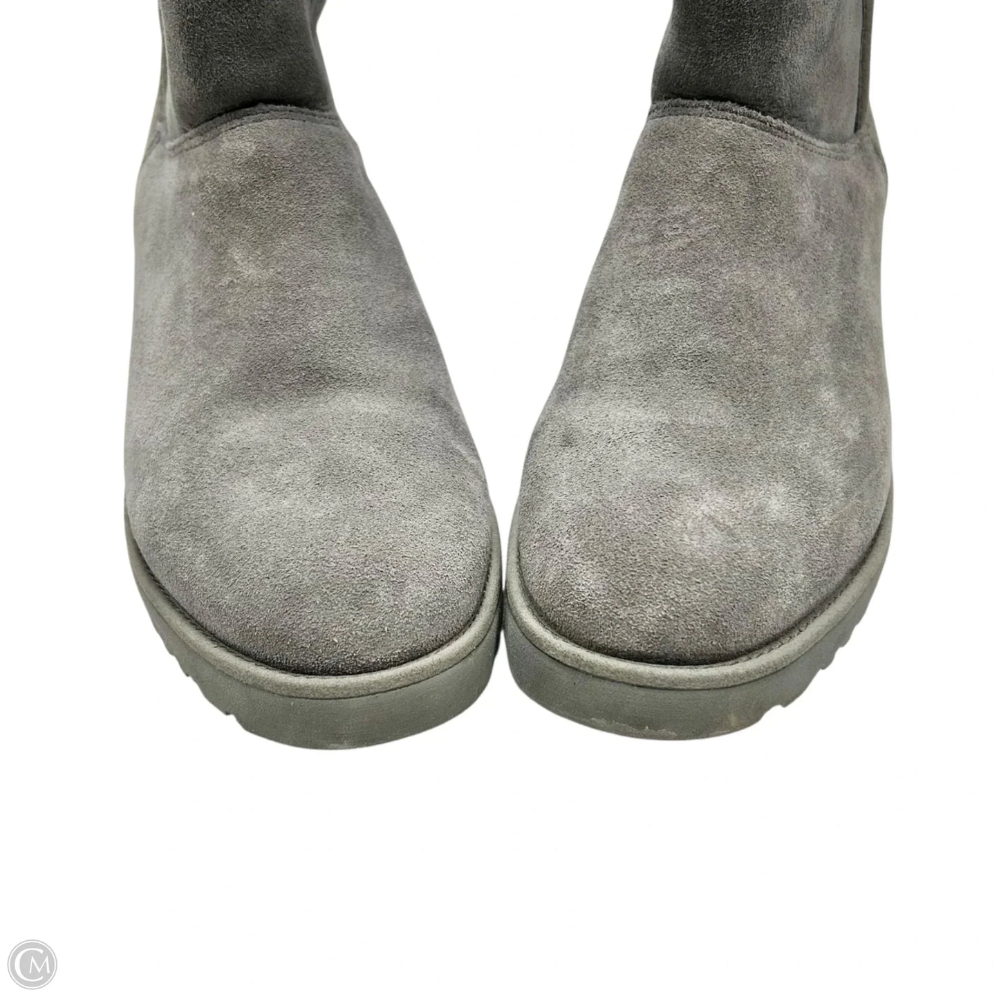 Boots Designer By Ugg In Grey, Size: 8.5