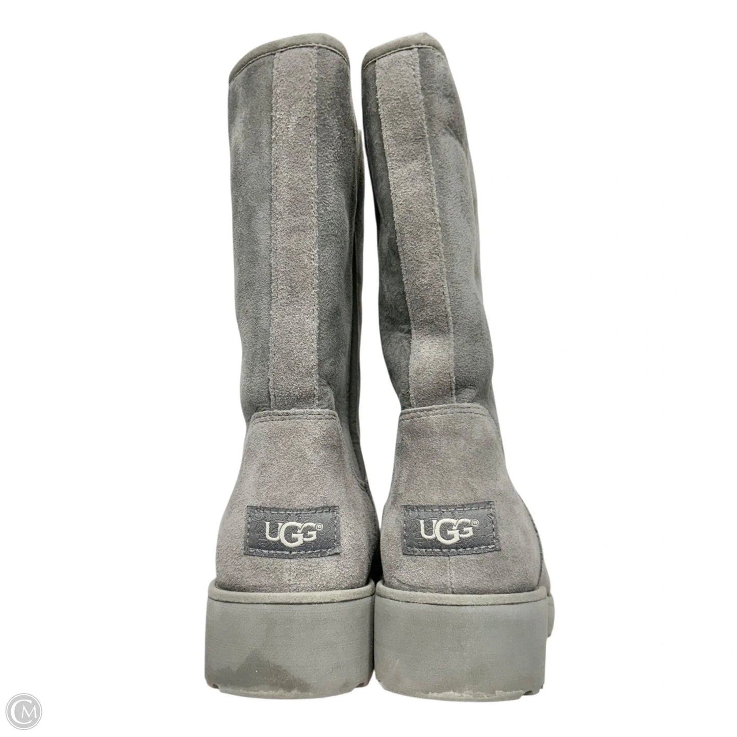 Boots Designer By Ugg In Grey, Size: 8.5
