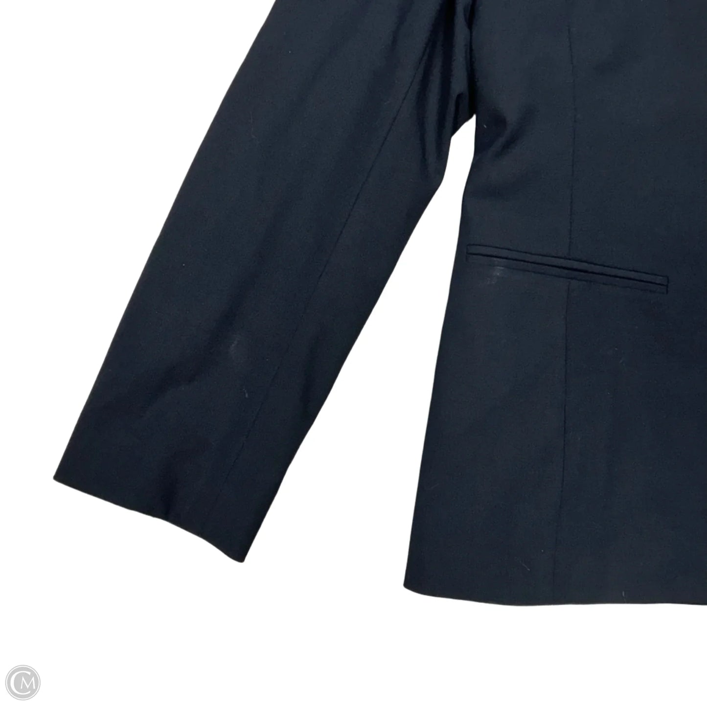 Blazer Designer By Lafayette 148 In Navy, Size: L