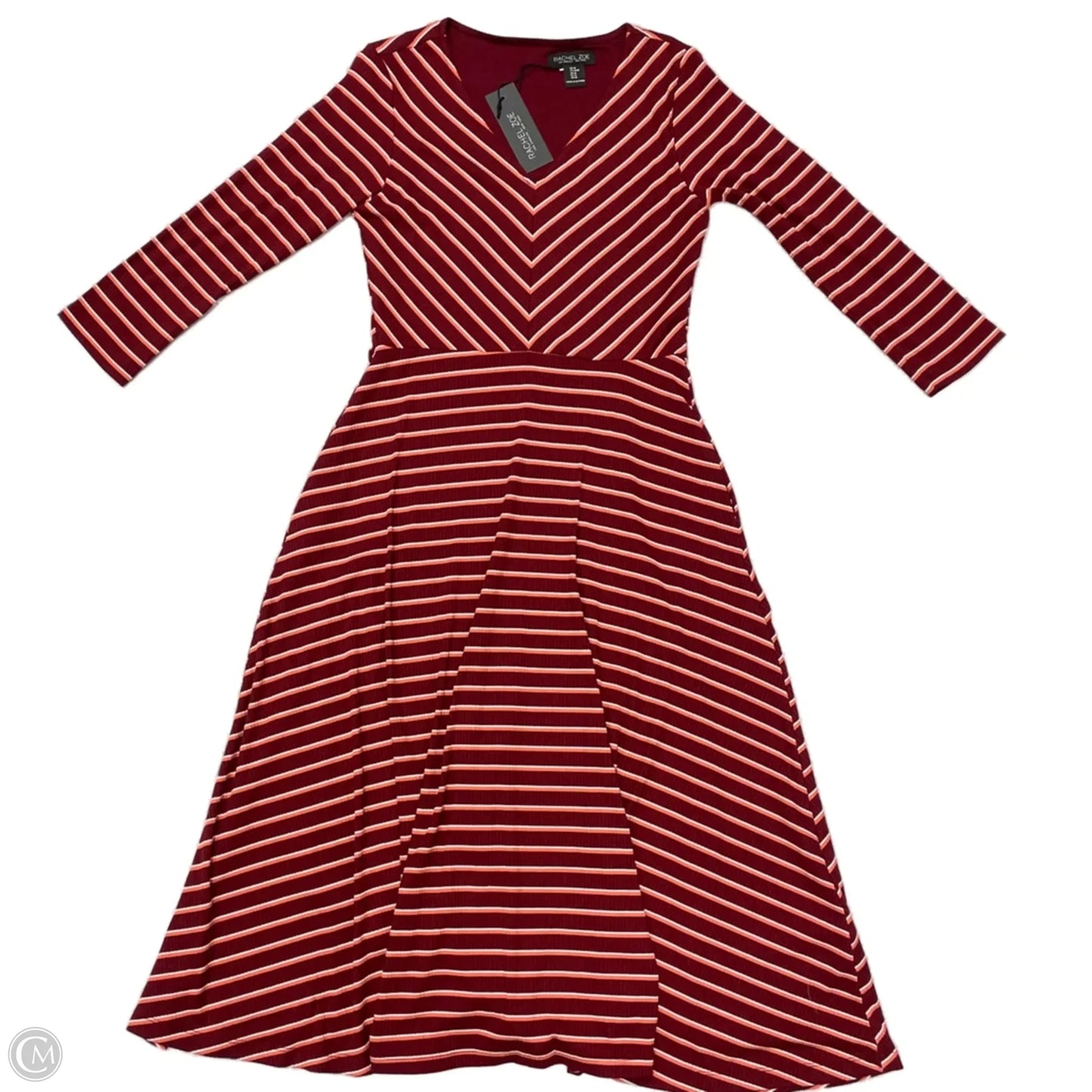 Dress Casual Maxi By Rachel Zoe In Red & White, Size: M