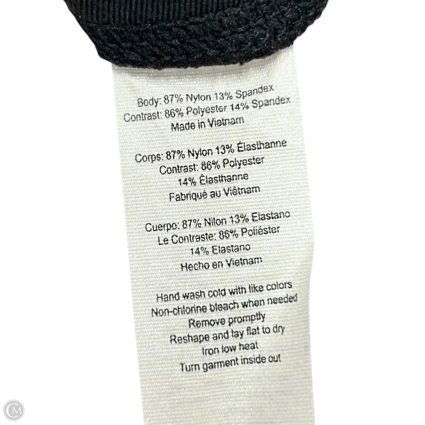 Athletic Leggings By Alo In Black & Cream, Size: S