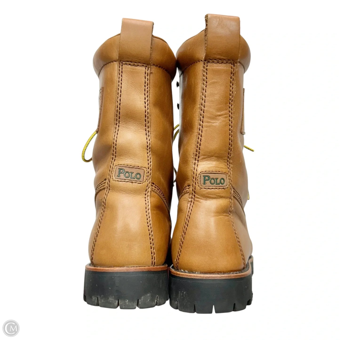 Boots Mid-calf Flats By Polo Ralph Lauren In Brown, Size: 9