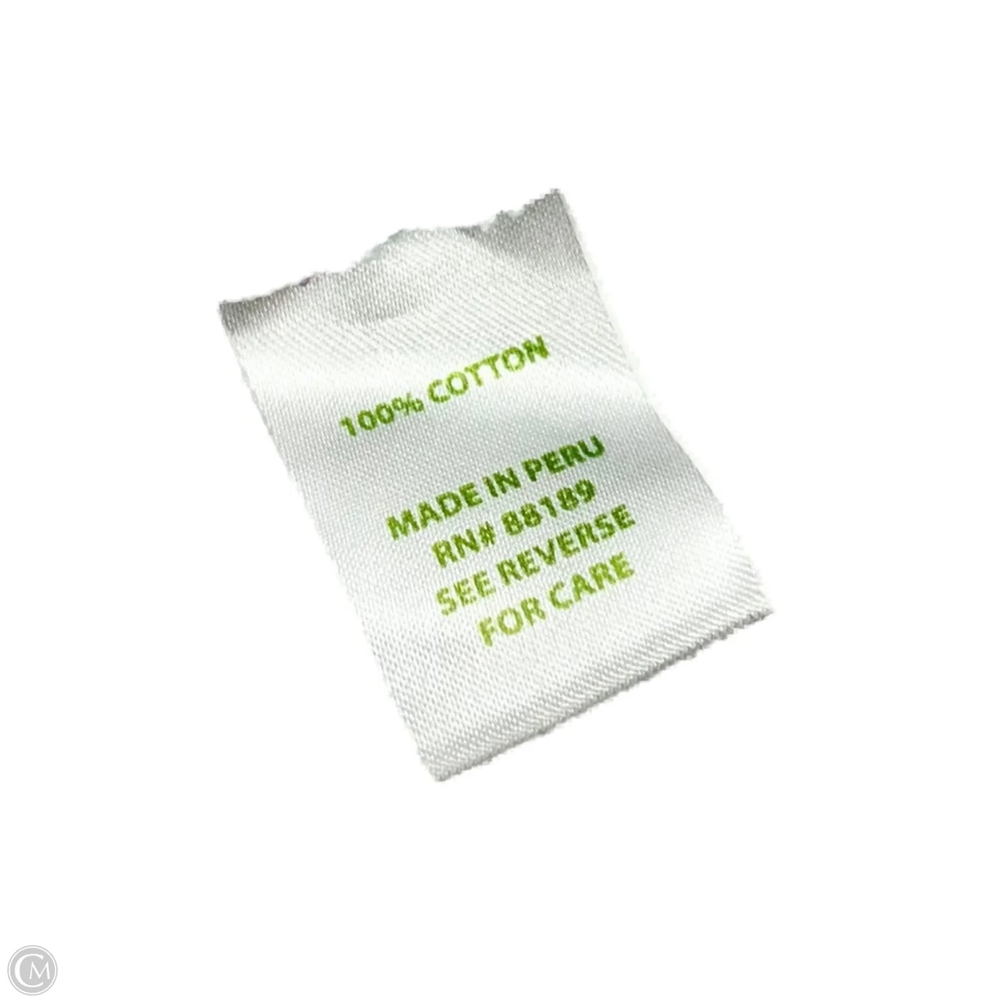 Top Short Sleeve Designer By Lilly Pulitzer In Green & White, Size: Xs