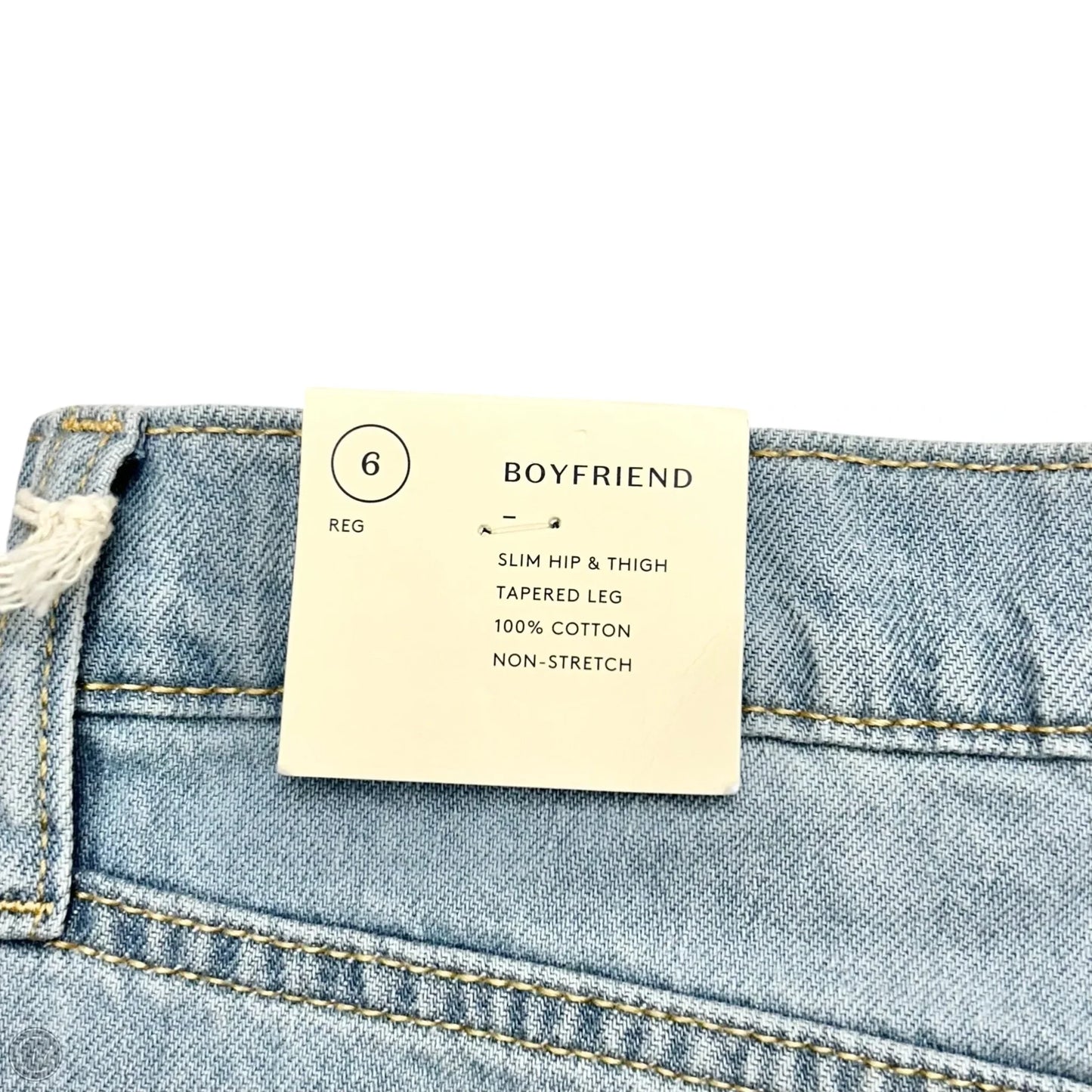 Jeans Straight By Universal Thread In Blue Denim, Size: 6