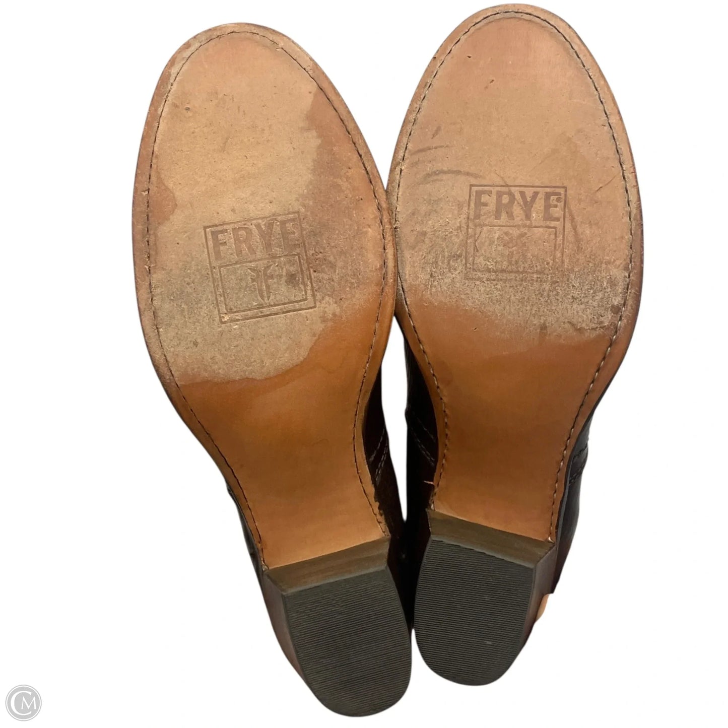 Boots Designer By Frye In Brown, Size: 7