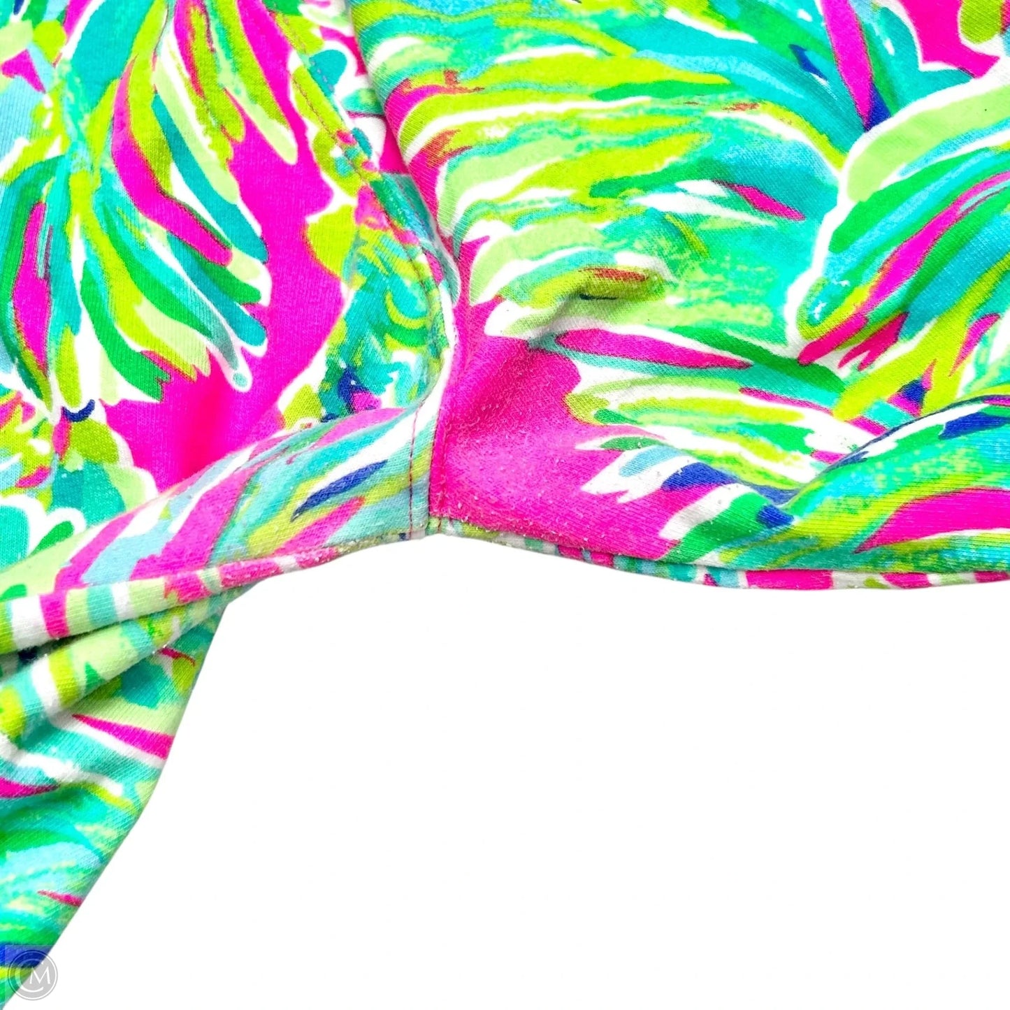 Sweatshirt Designer By Lilly Pulitzer In Green & Pink, Size: L