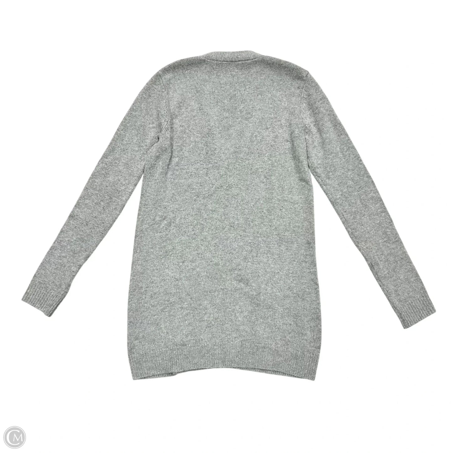 Sweater Cardigan Designer By Tory Burch In Grey, Size: Xs