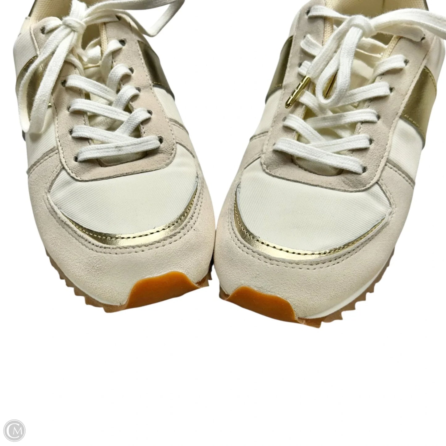 Shoes Sneakers By J. Crew In Gold & White, Size: 6