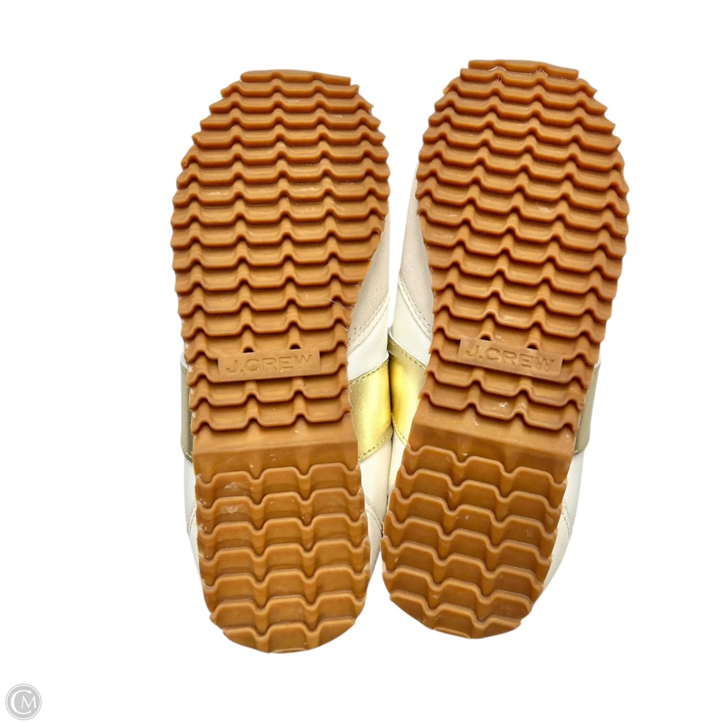 Shoes Sneakers By J. Crew In Gold & White, Size: 6