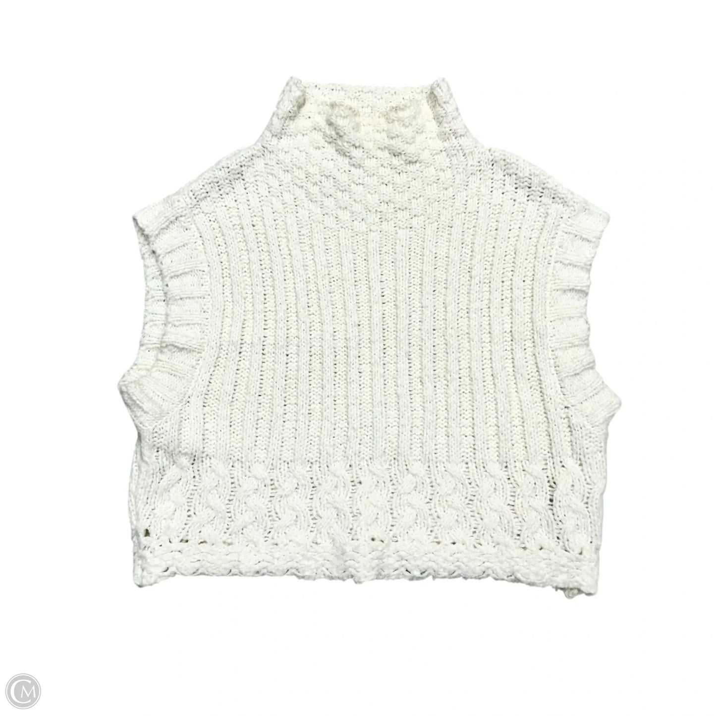 Sweater Sleeveless By Free People In Cream, Size: S