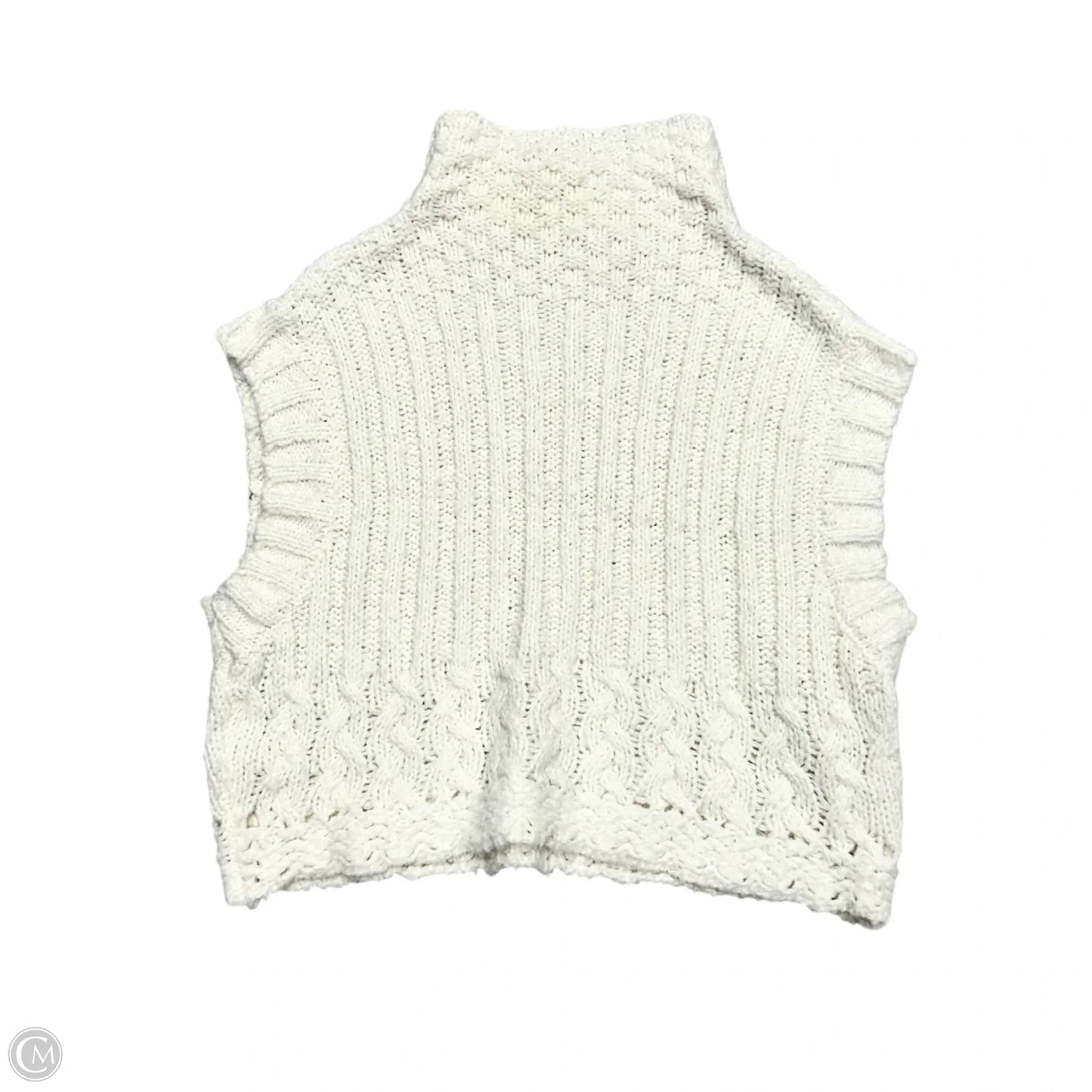 Sweater Sleeveless By Free People In Cream, Size: S