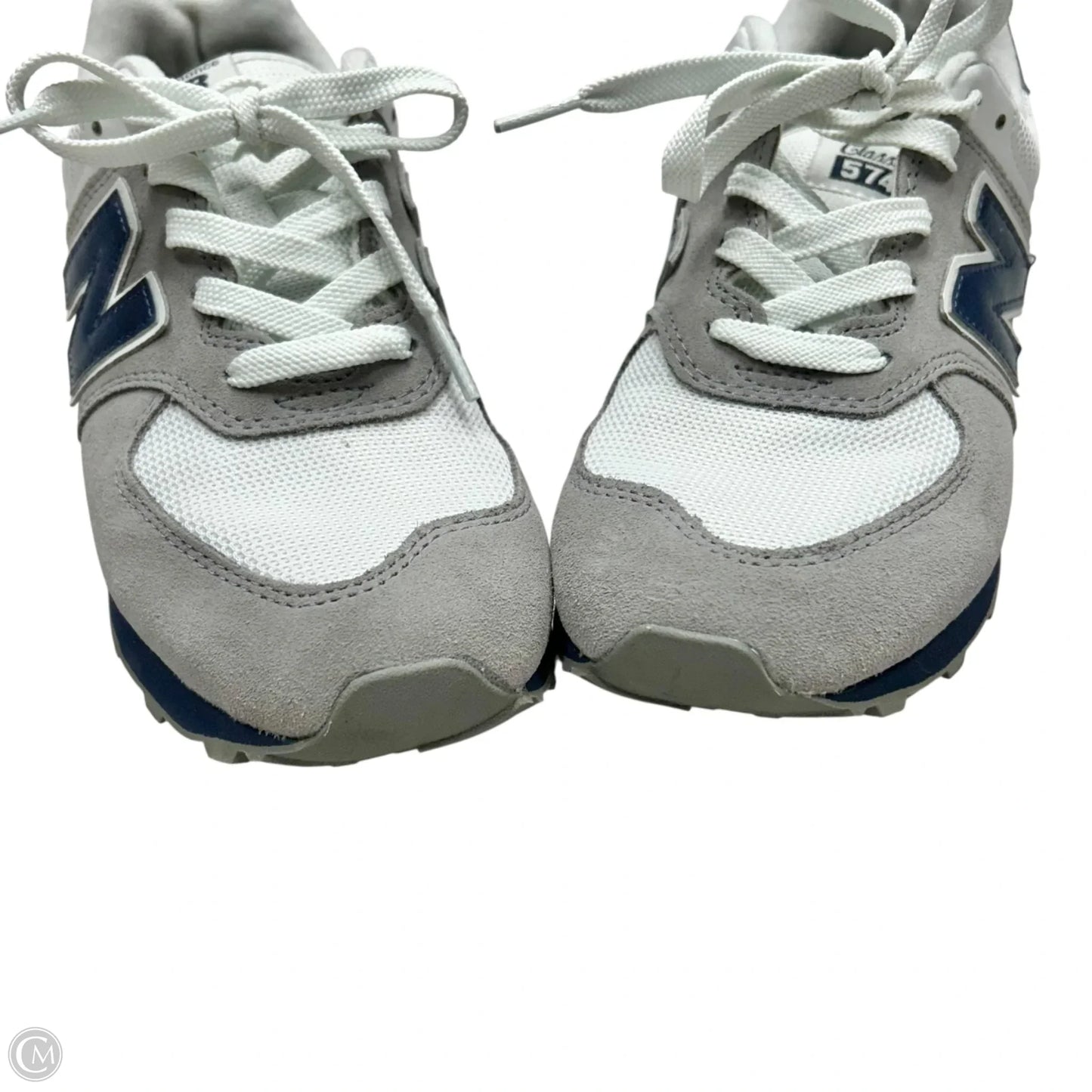 Shoes Athletic By New Balance In Grey & White, Size: 6.5
