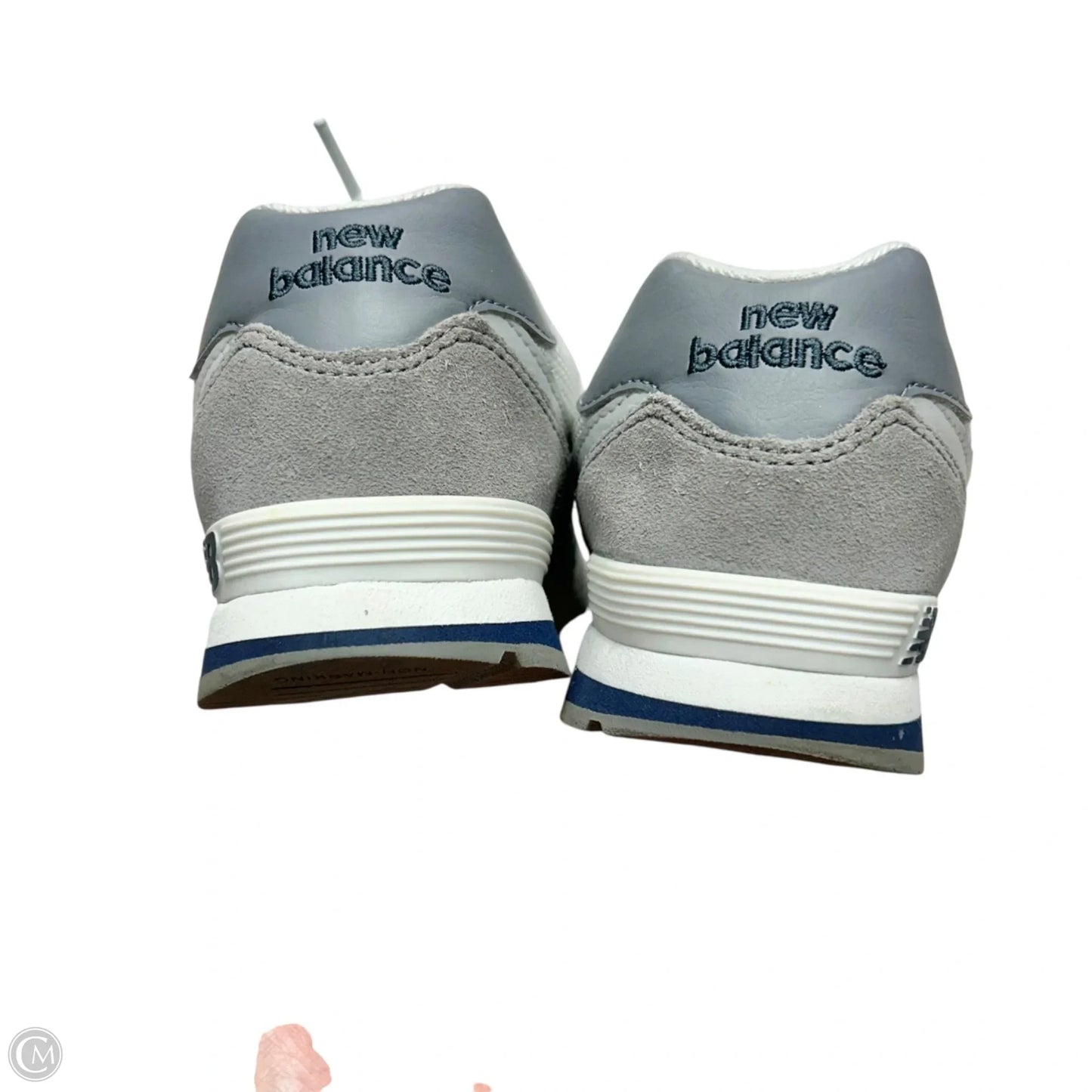 Shoes Athletic By New Balance In Grey & White, Size: 6.5