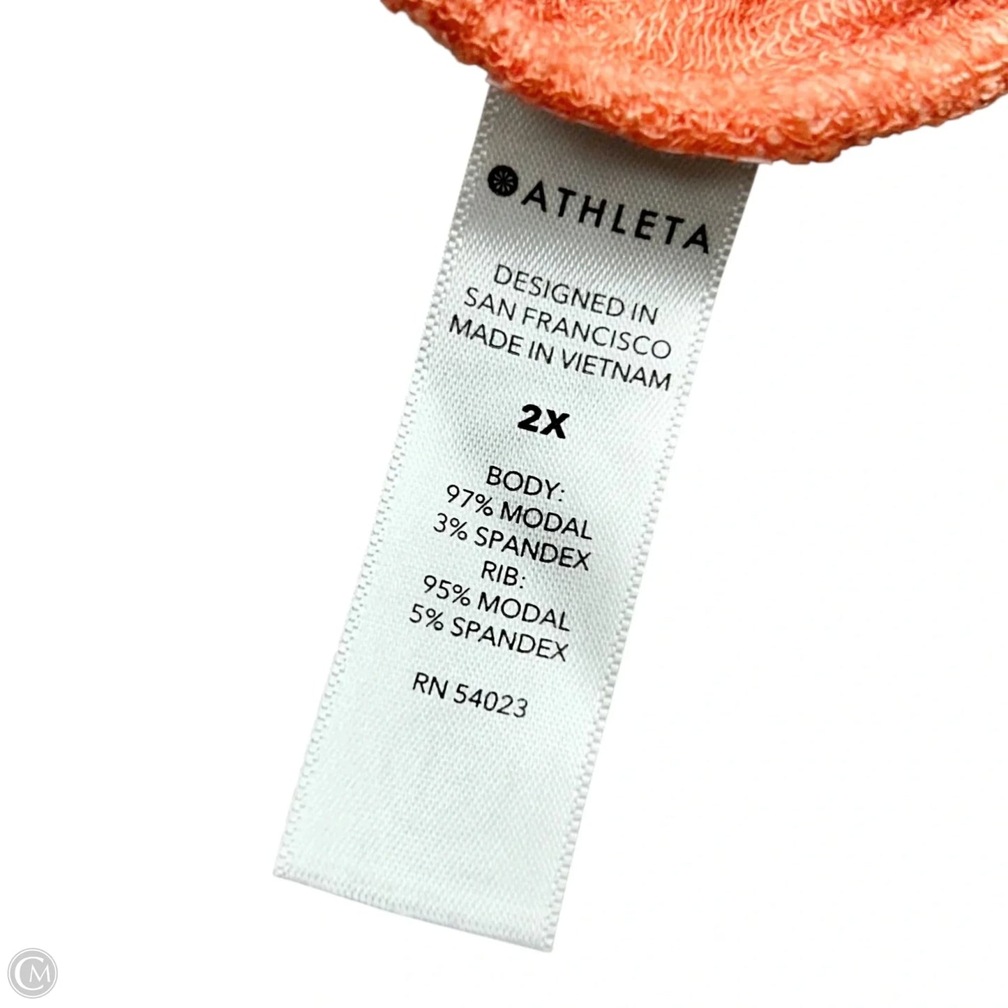 Athletic Sweatshirt Crewneck By Athleta In Coral, Size: 2x