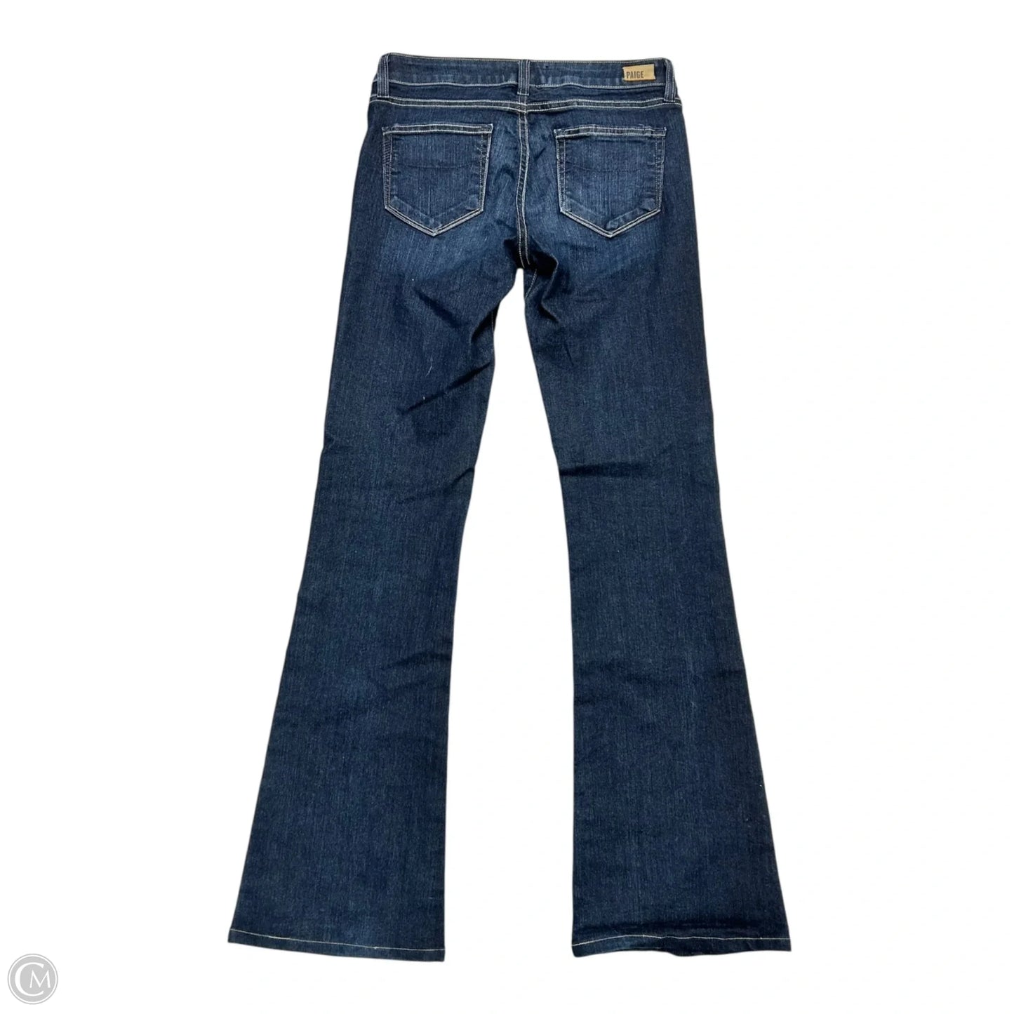 Jeans Boot Cut By Paige In Blue Denim, Size: 4