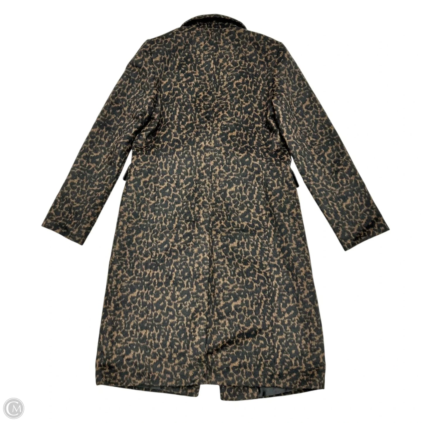 Coat Peacoat By Tahari In Leopard Print, Size: M