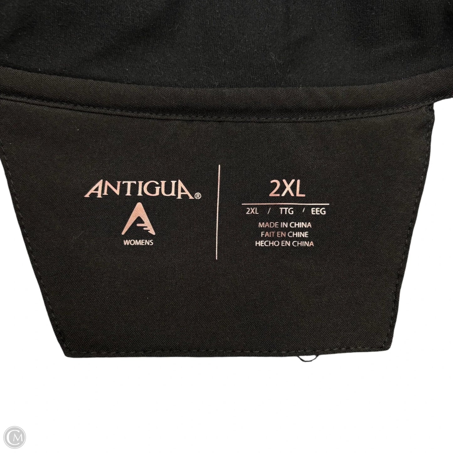 Athletic Jacket By Antigua In Grey, Size: 2x