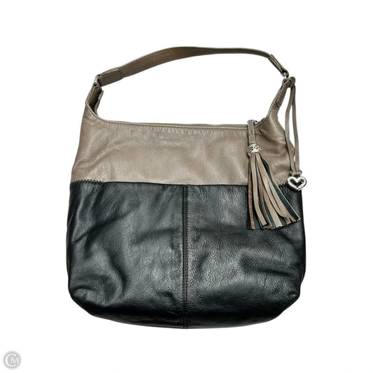 Handbag Leather By Brighton, Size: Medium
