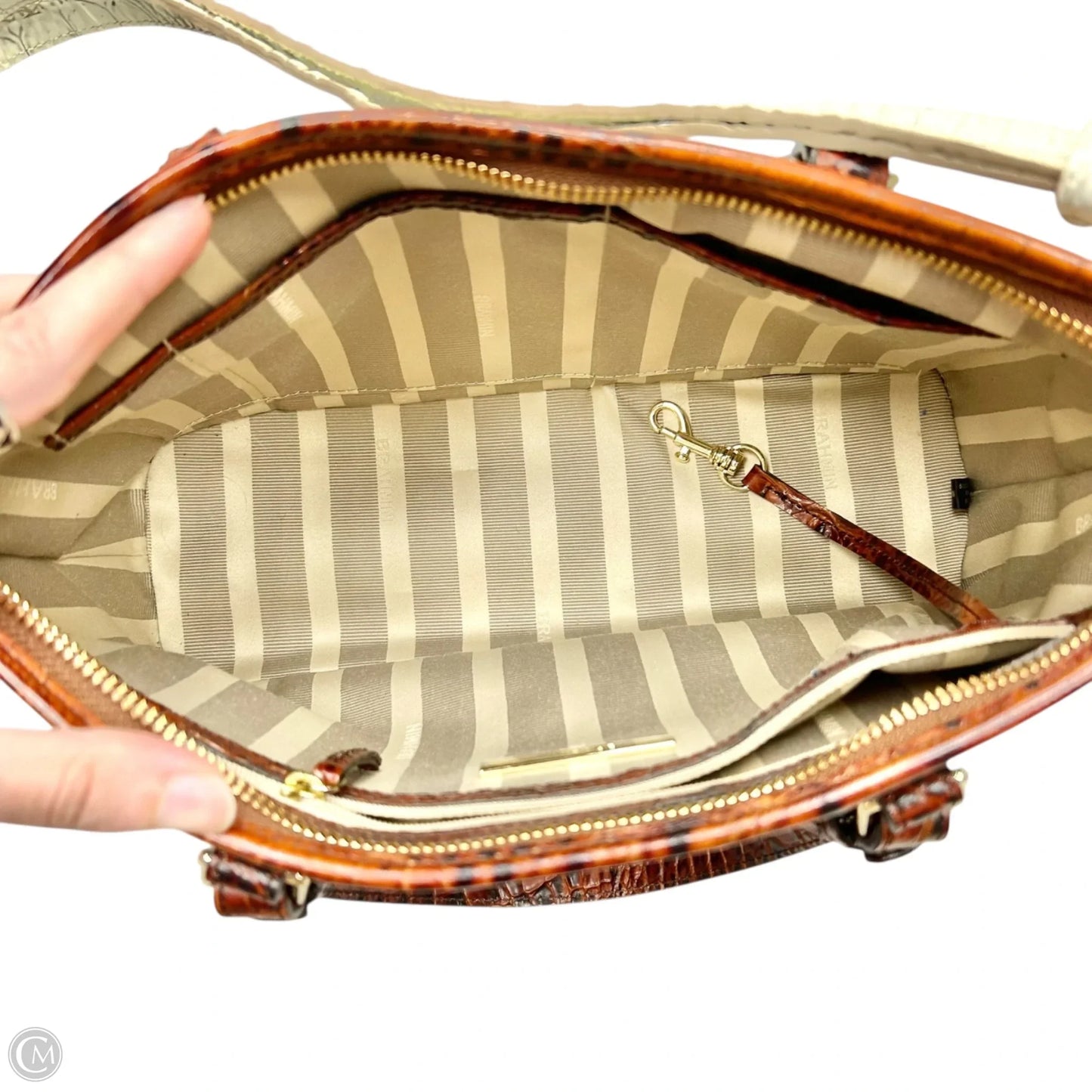 Crossbody Designer By Brahmin, Size: Medium