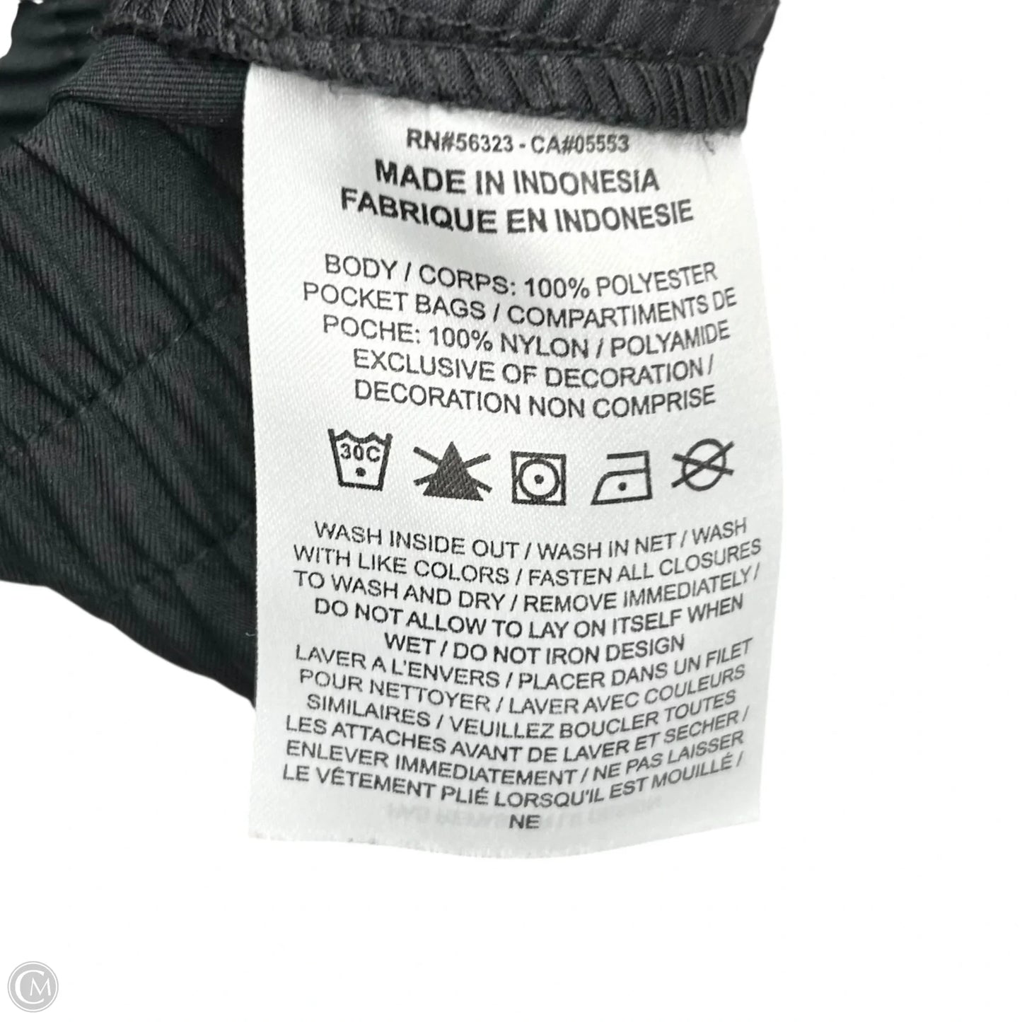 Pants Designer By Jordan In Black, Size: S