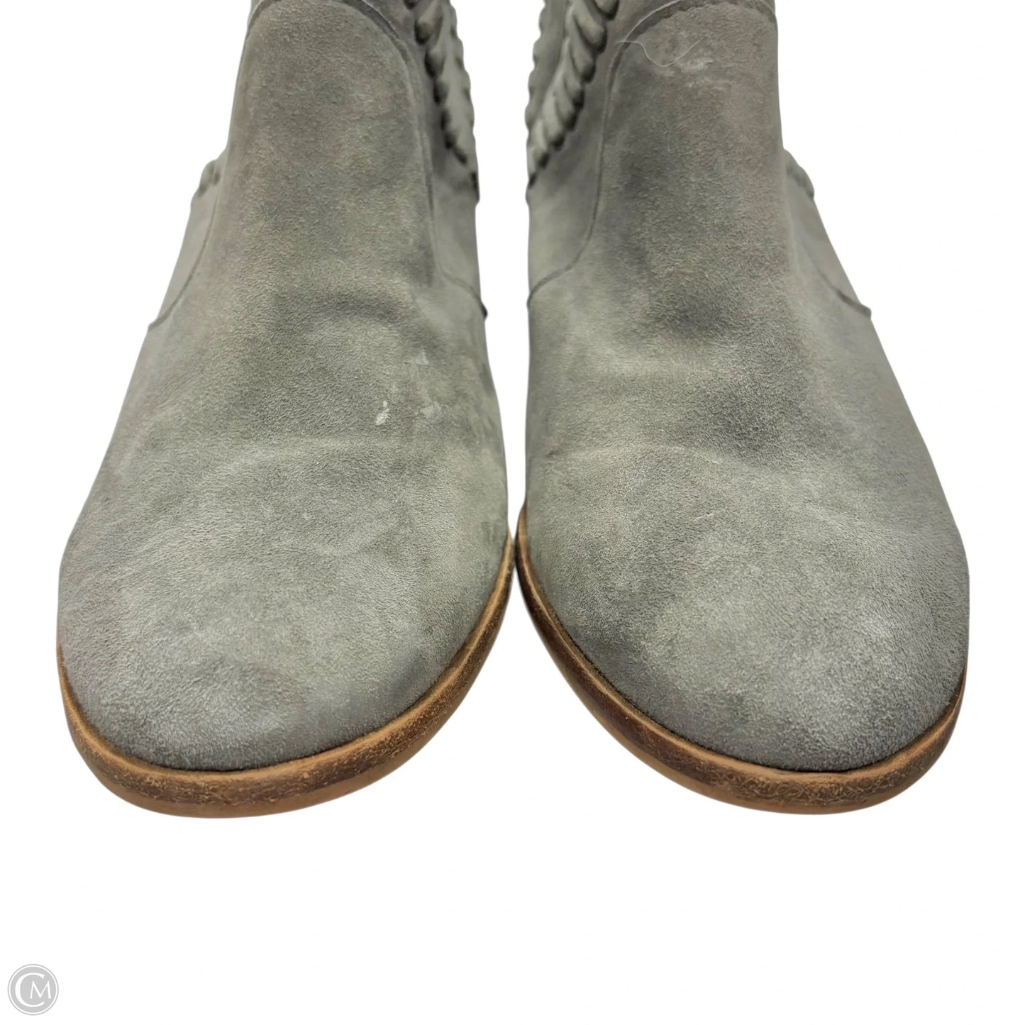 Boots Ankle Heels By Vince Camuto In Grey, Size: 9.5