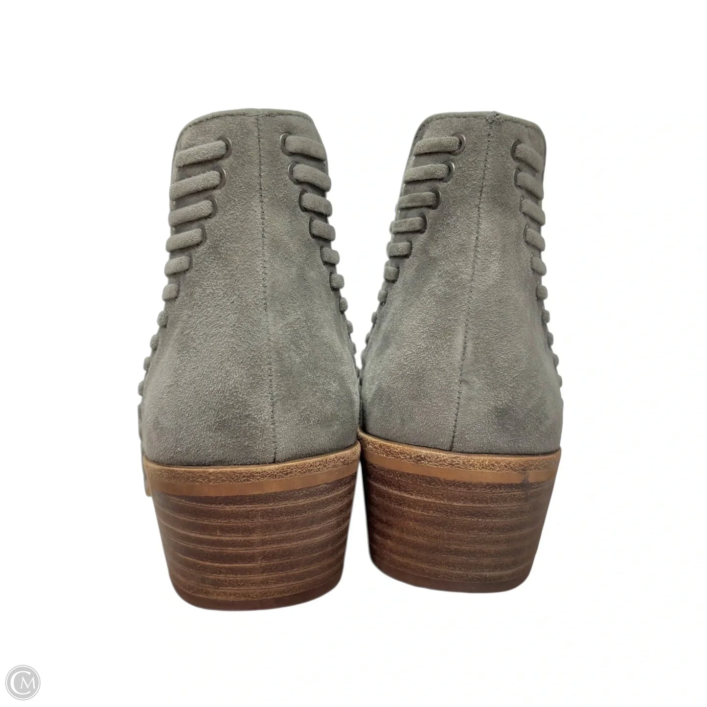 Boots Ankle Heels By Vince Camuto In Grey, Size: 9.5