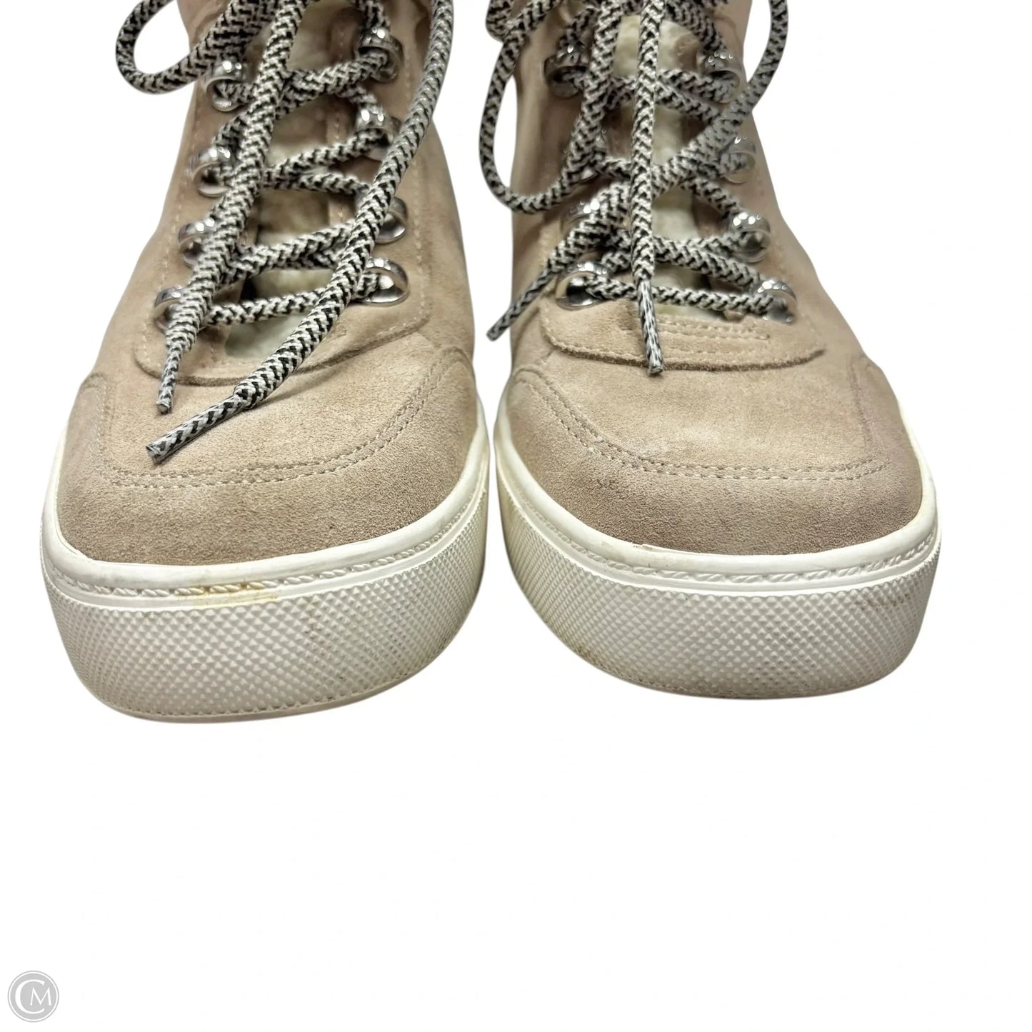 Shoes Sneakers By Marc Fisher In Tan & White, Size: 9.5