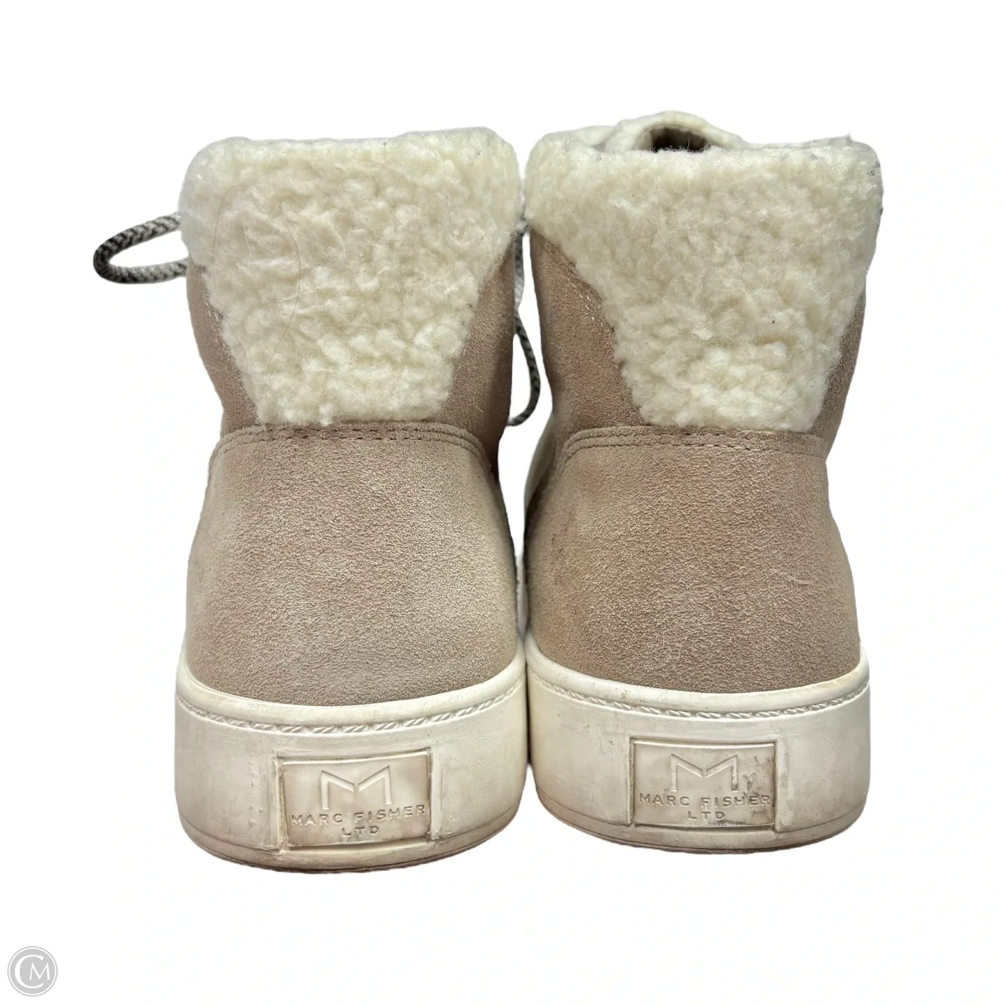 Shoes Sneakers By Marc Fisher In Tan & White, Size: 9.5