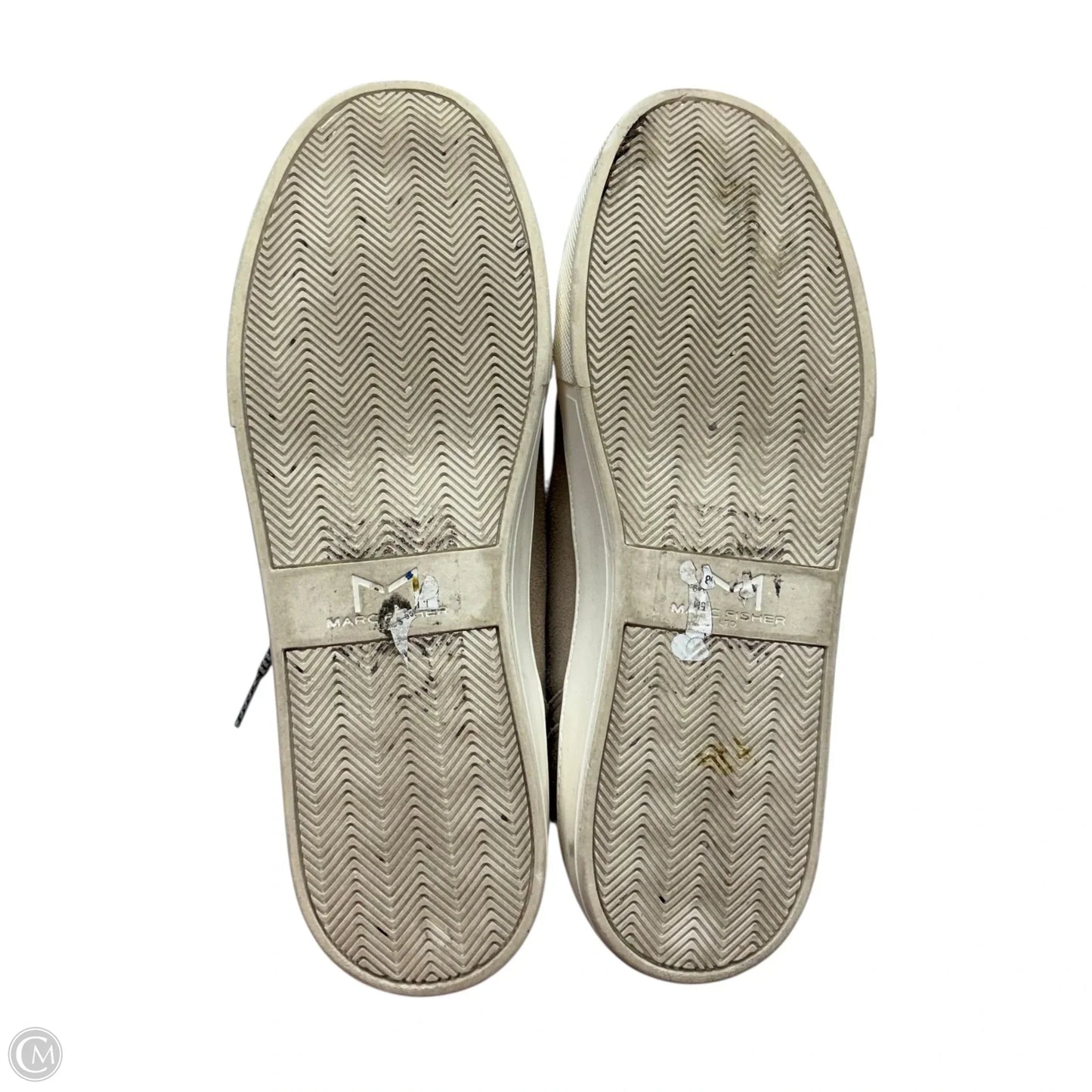 Shoes Sneakers By Marc Fisher In Tan & White, Size: 9.5