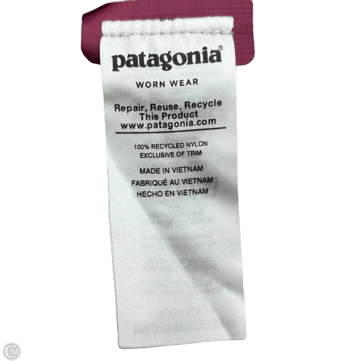 Jacket Windbreaker By Patagonia In Mauve, Size: S