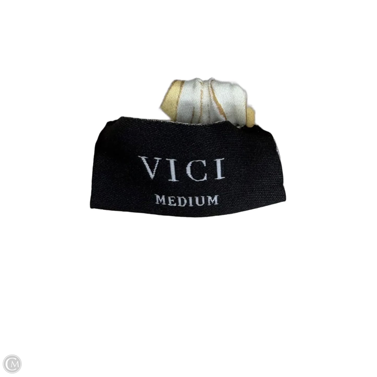 Shorts By Vici In White & Yellow, Size: M