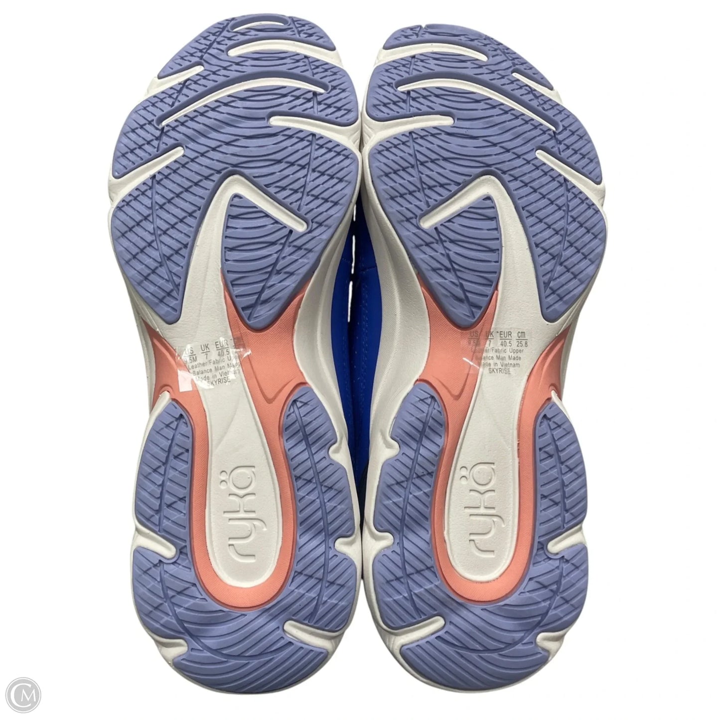 Shoes Athletic By Ryka In Blue, Size: 9.5