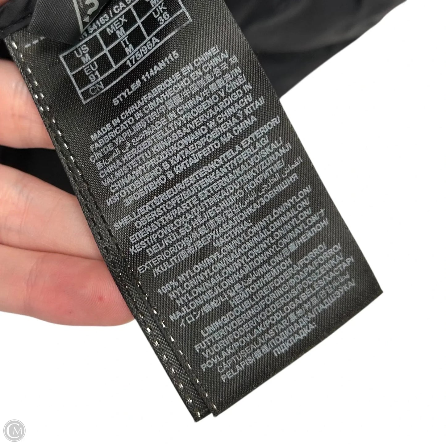 Coat Puffer & Quilted By Guess In Black, Size: M