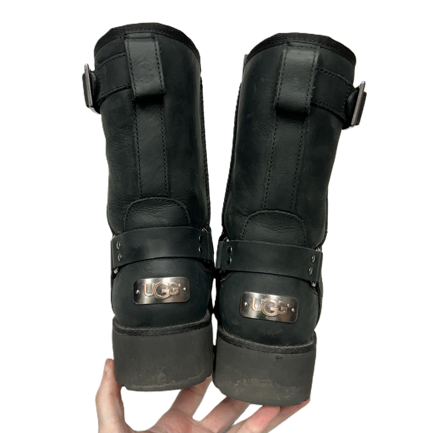 Boots Designer By Ugg In Black, Size: 7
