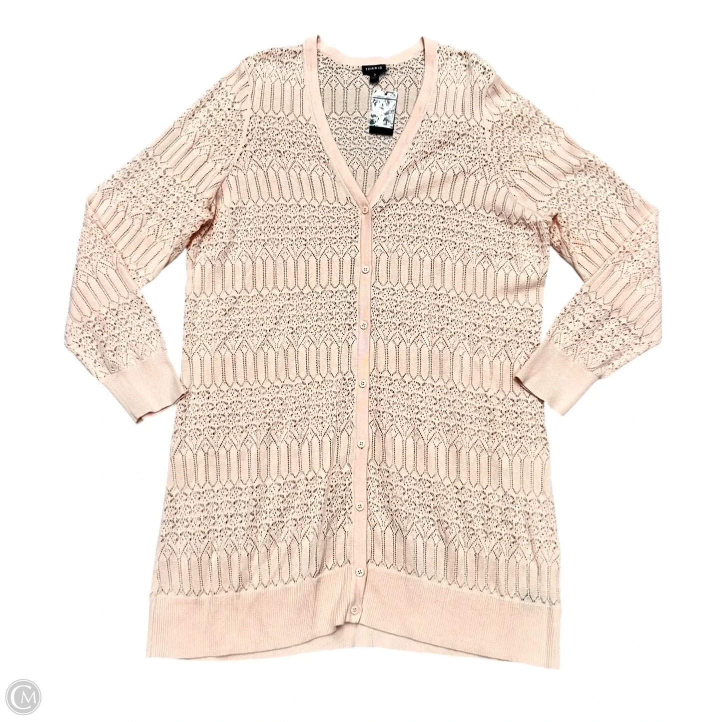 Cardigan By Torrid In Peach, Size: 3x