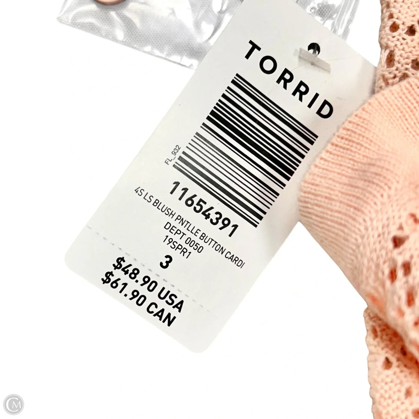 Cardigan By Torrid In Peach, Size: 3x