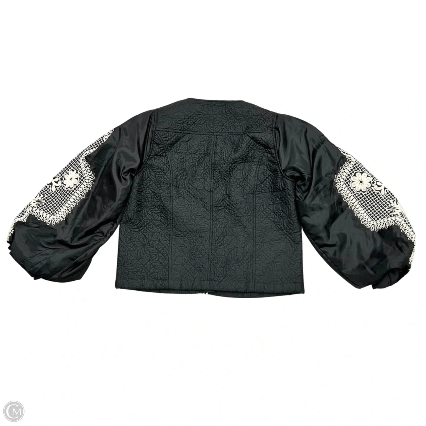 Jacket Other By Anthropologie In Black & Cream, Size: L