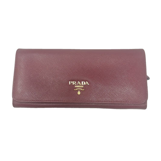 Wallet Luxury Designer By Prada, Size: Medium