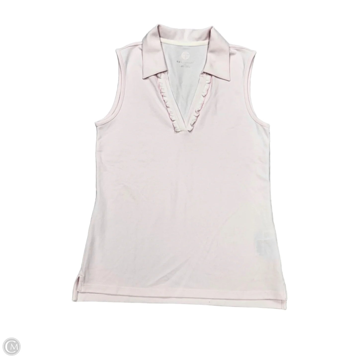 Top Sleeveless Designer By Tory Burch In Pink, Size: M