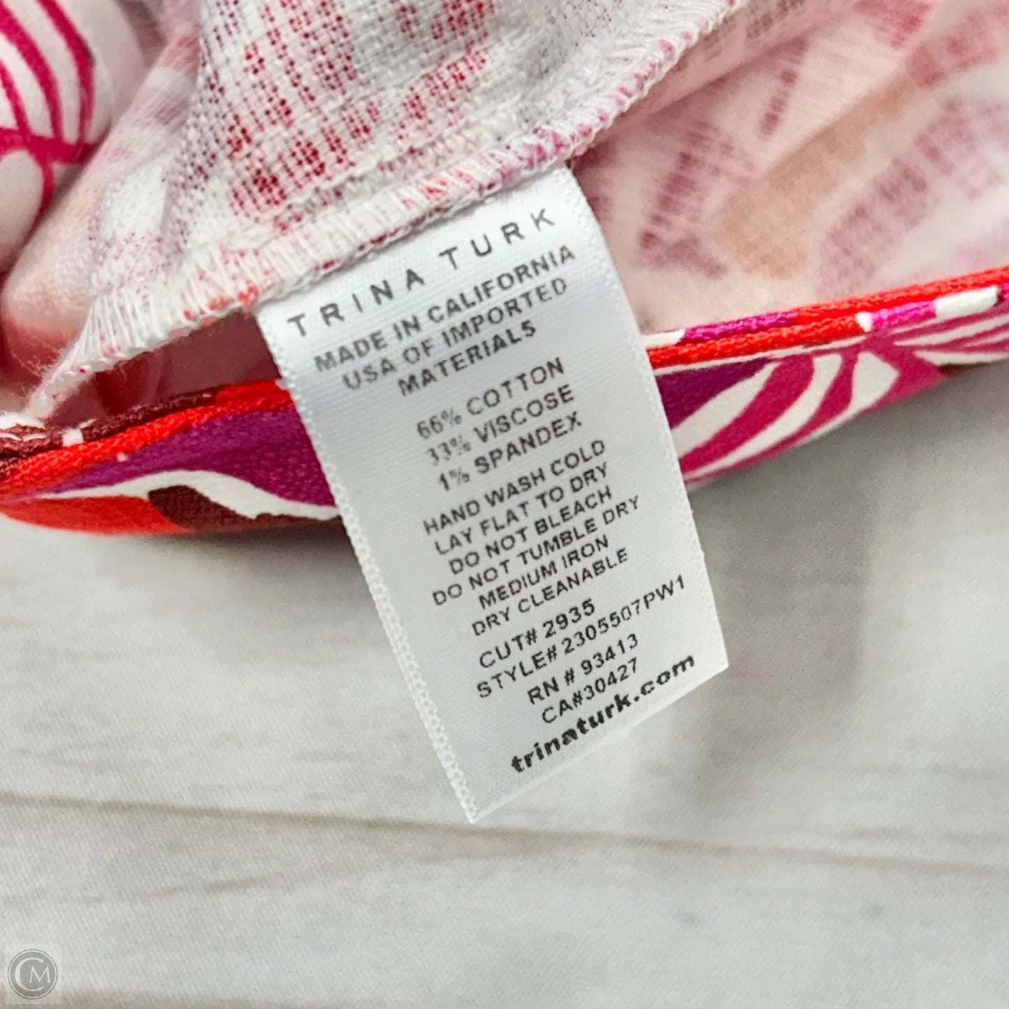 Shorts By Trina Turk In Orange & Pink, Size: 0