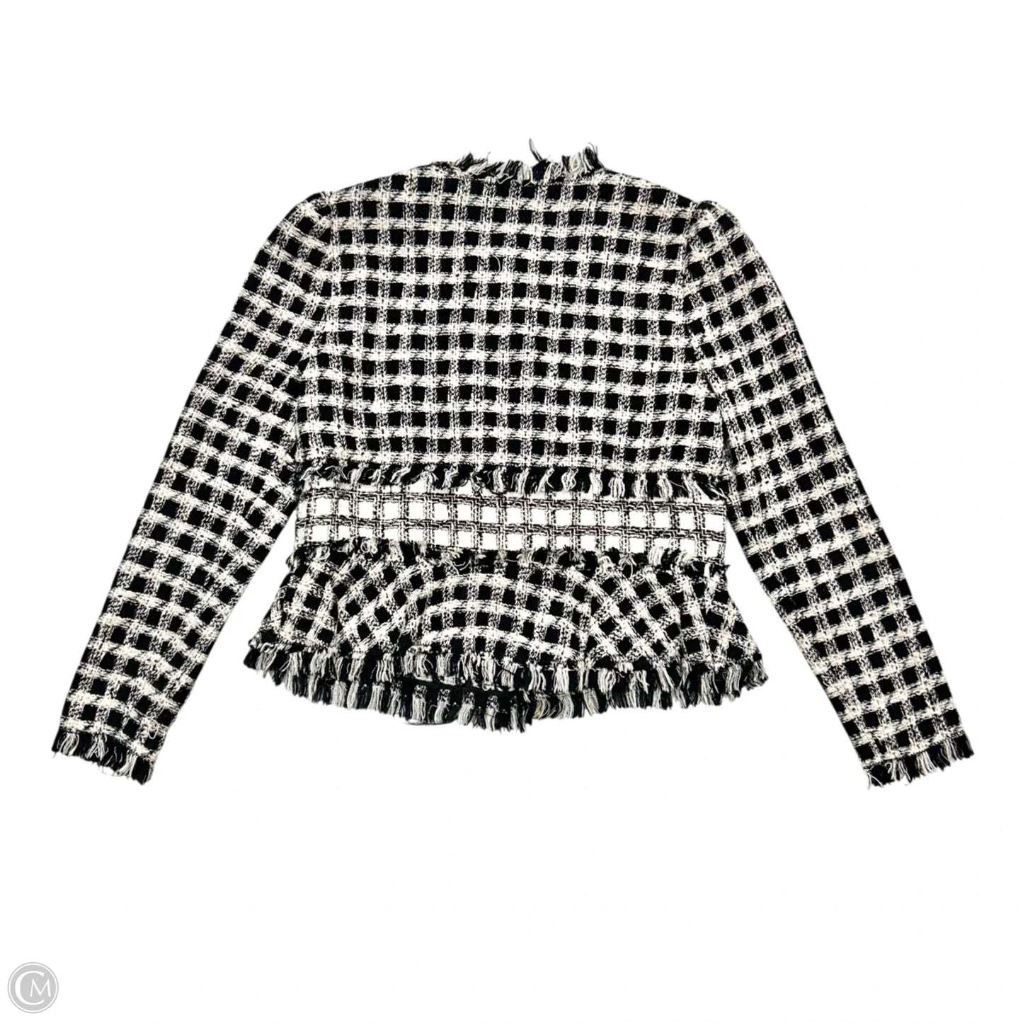 Blazer By Rebecca Taylor In Black & Pink, Size: Xs