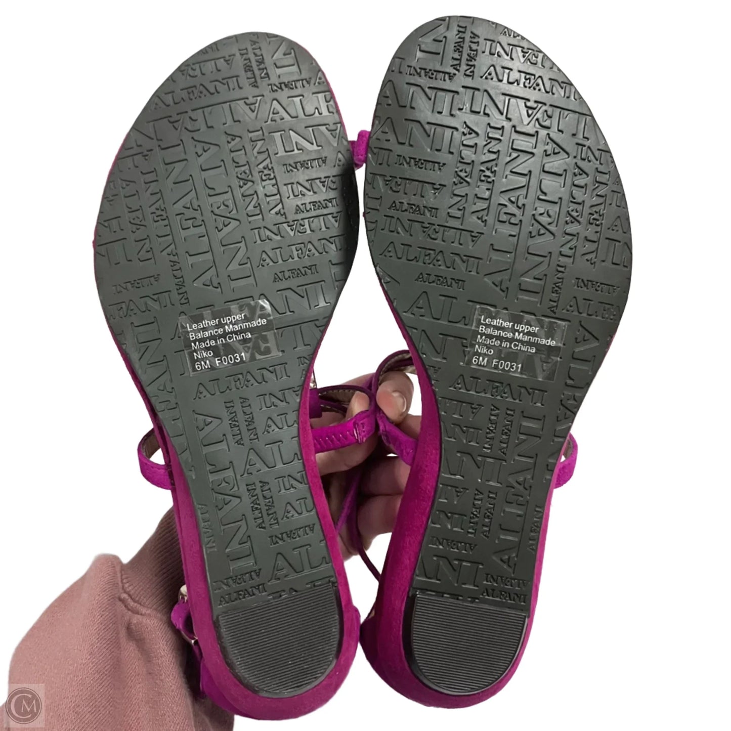 Sandals Flats By Alfani In Pink, Size: 6